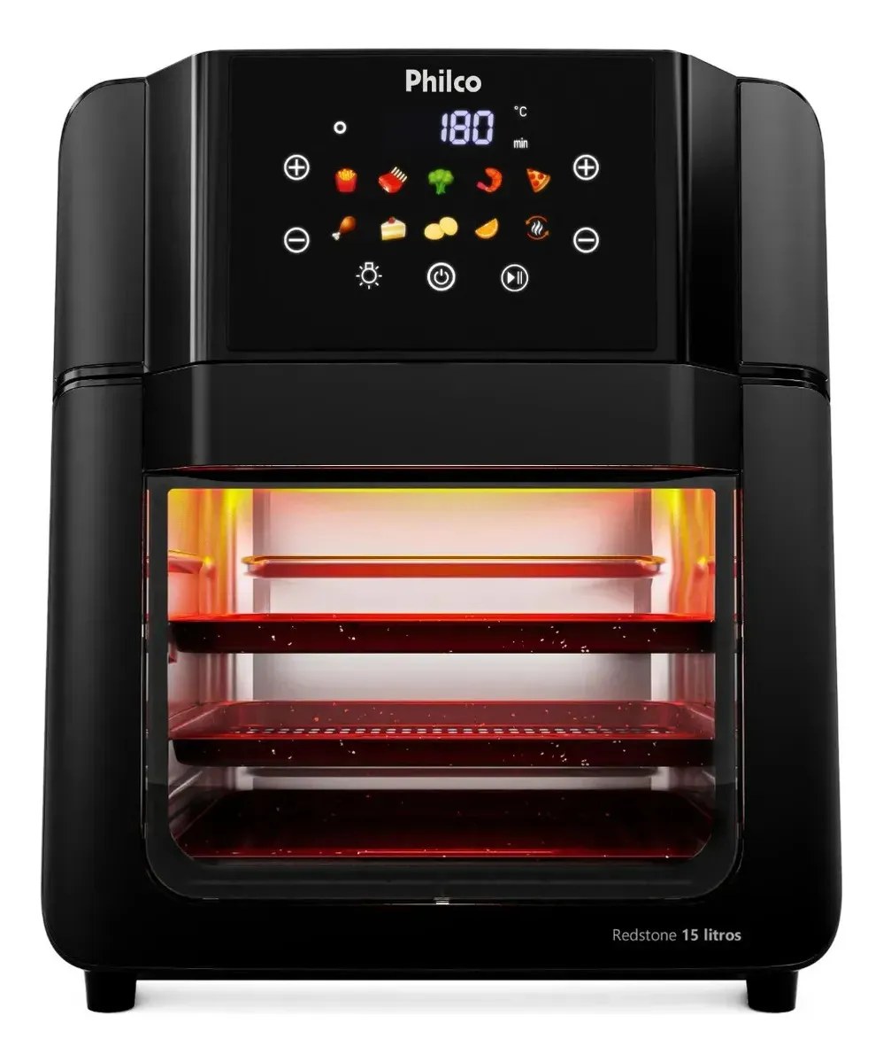 Air Fryer Oven Philco PAF15C 15L 220V Preta
