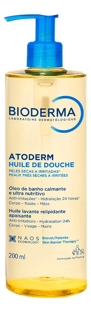 Bioderma Atoderm Óleo De Banho Higiene Hidratante Diária 200ml