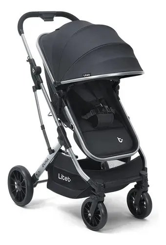 Carrinho de Bebê Litet Duna 2 em 1: Passeio e Moisés com Travel System