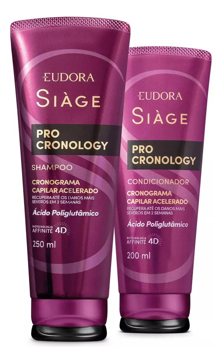 Combo Siàge Pro Cronology: Shampoo 250ml + Condicionador 200