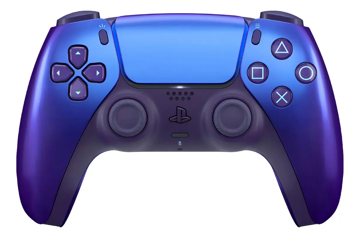 Controle Sem Fio Dualsense Playstation 5 Chroma Indigo Cor Azul