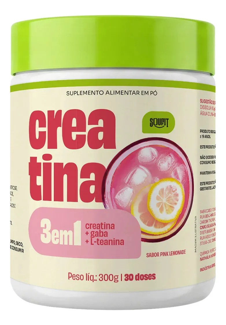 Creatina Monohidratada 300g Soufit- Sabor Pink Lemonade Pink Lemonade