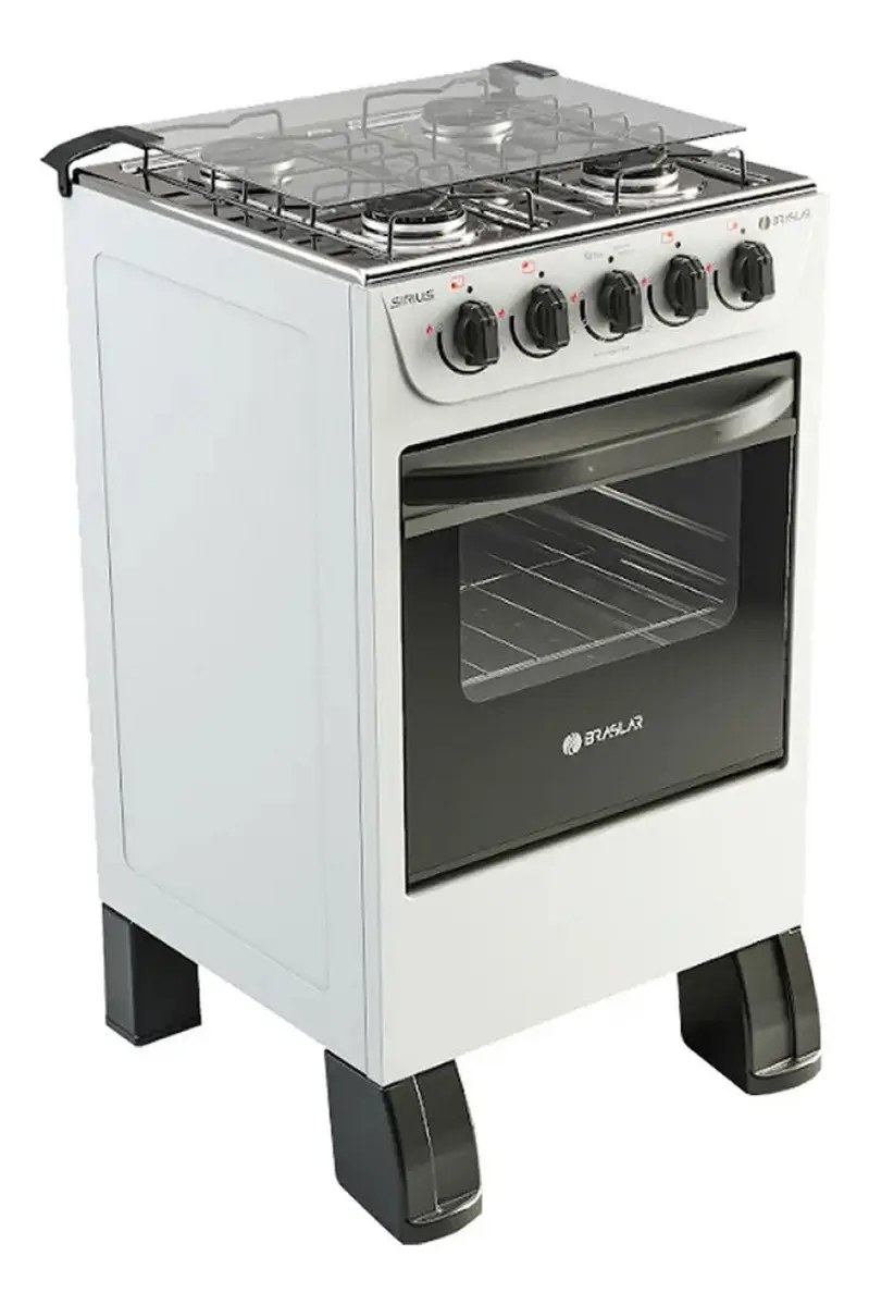 Fogão 4 Bocas New Sirius Braslar Branco