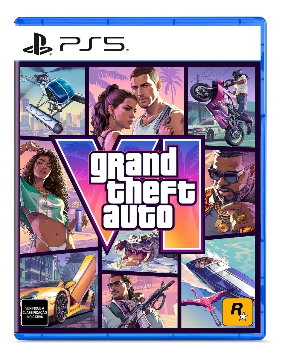 Gta Vi - Playstation 5 Versão Standard Nacional Br