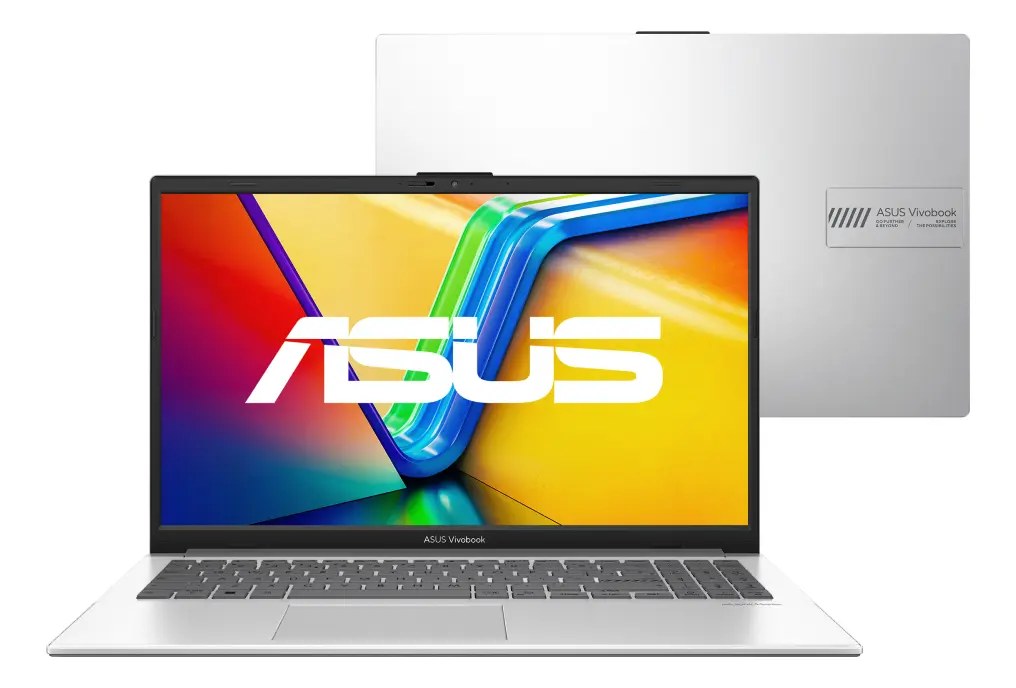 Notebook Asus Vivobook Go E1504GA Intel Core I3 N305 4Gb Ram 256Gb Ssd Linux Keepos Tela 15,6 Fhd Silver - Nj447