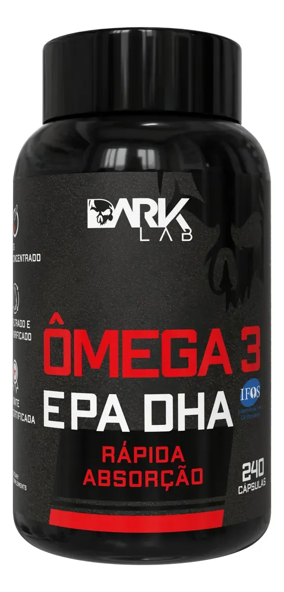 Ômega 3 Epa Dha 240 Cápsulas Dark Lab