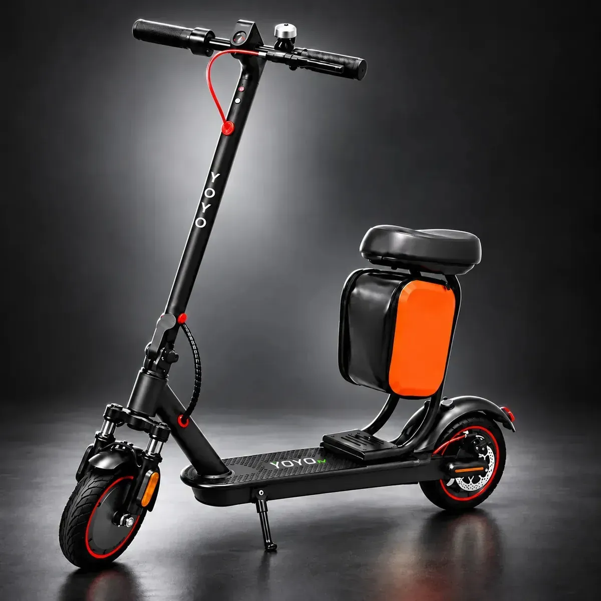 Patinete Elétrico Yoyo EV V01 Plus 500W, Dobrável com Banco e Autonomia de 30km