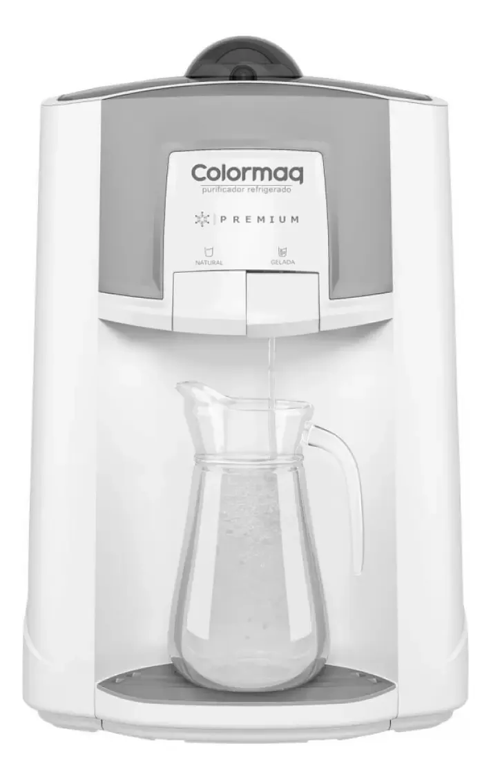 Purificador de Água Colormaq Premium Compressor Cor Branco Purpr