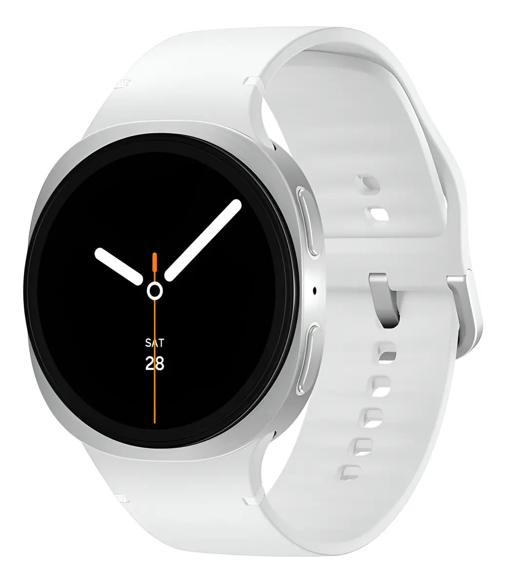 Samsung Galaxy Watch8 Smartwatch 40mm Lte, Galaxy Ai Caixa Prata Pulseira Prata Bisel Prata
