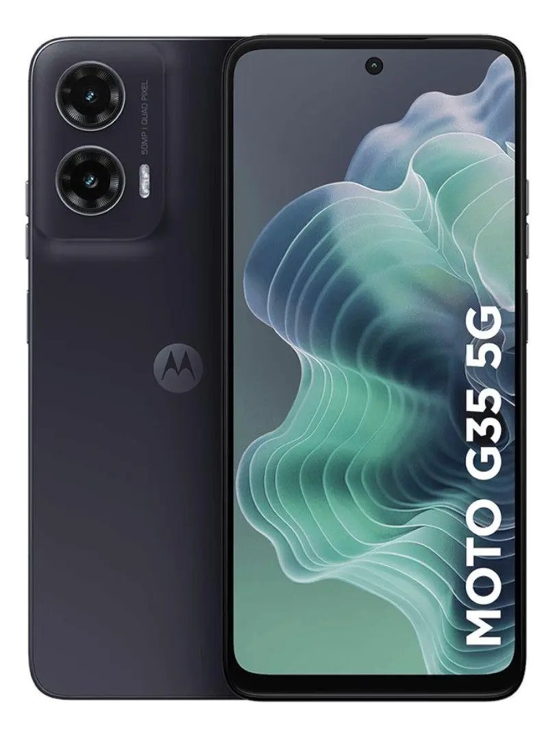 Smartphone Motorola Moto G35 5g 4gb + 8gb Ram Boost 128g - Grafite