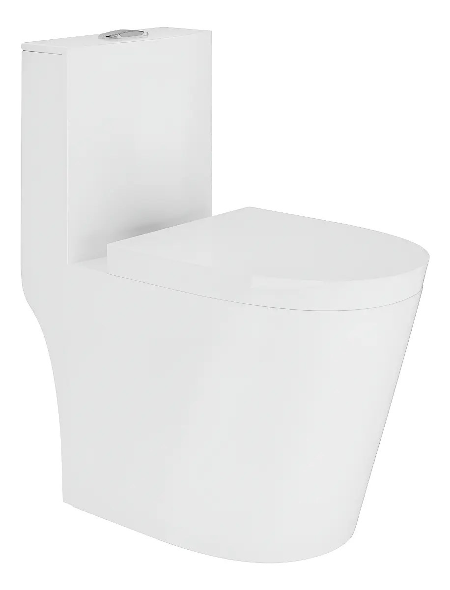 Vaso Sanitário Monobloco Caixa Acoplada Completo Privada Cor Branco Tubrax - VAB0003