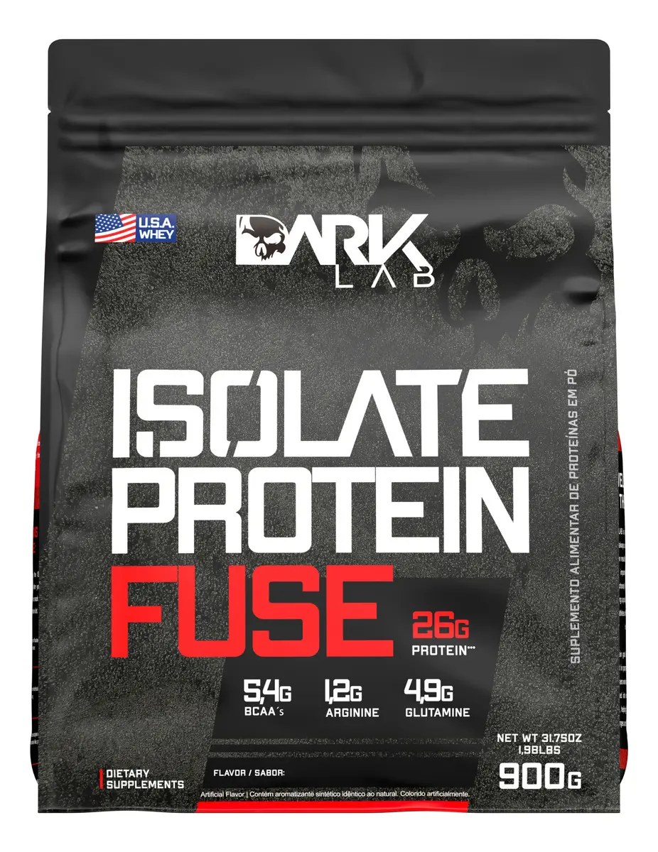Whey Isolate Protein Fuse 900g Dark Lab Sabor Baunilha